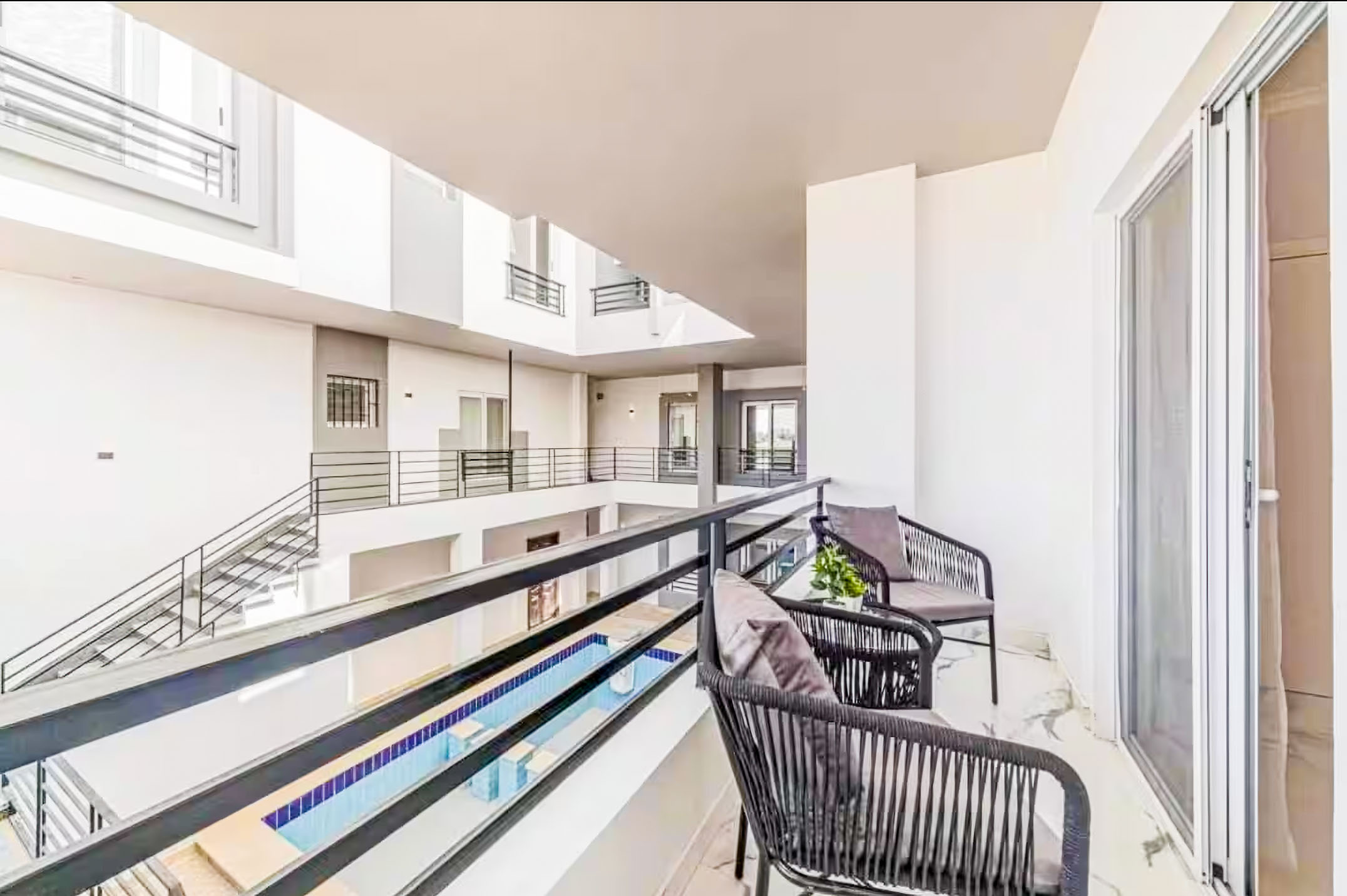 Balkon von Luxuriöses neues Hideaway nahe Rixos