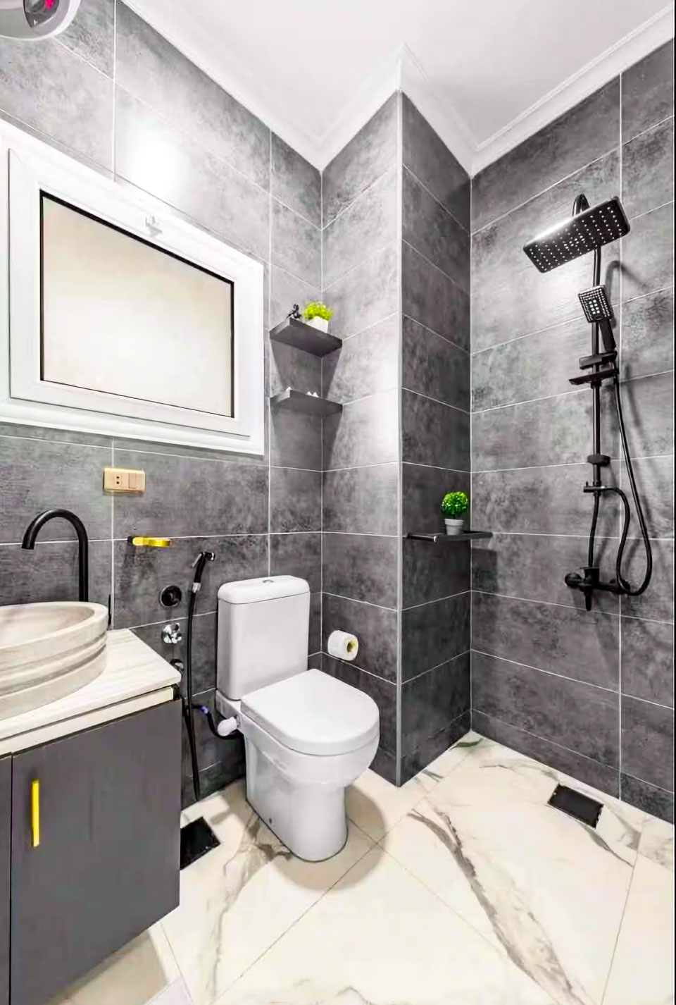 Badezimmer in Luxuriöses neues Hideaway nahe Rixos