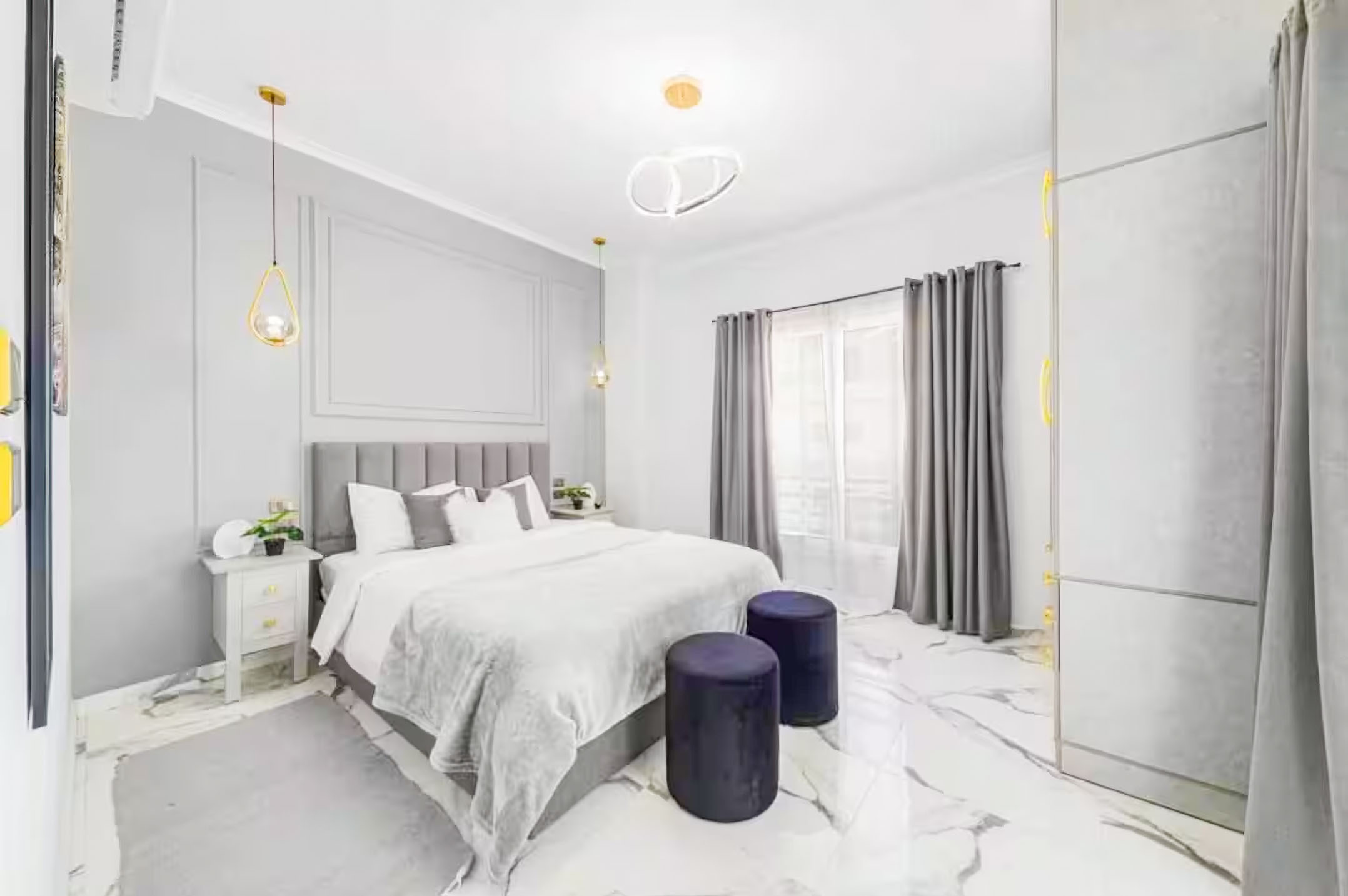 Schlafzimmer in Luxuriöses neues Hideaway nahe Rixos