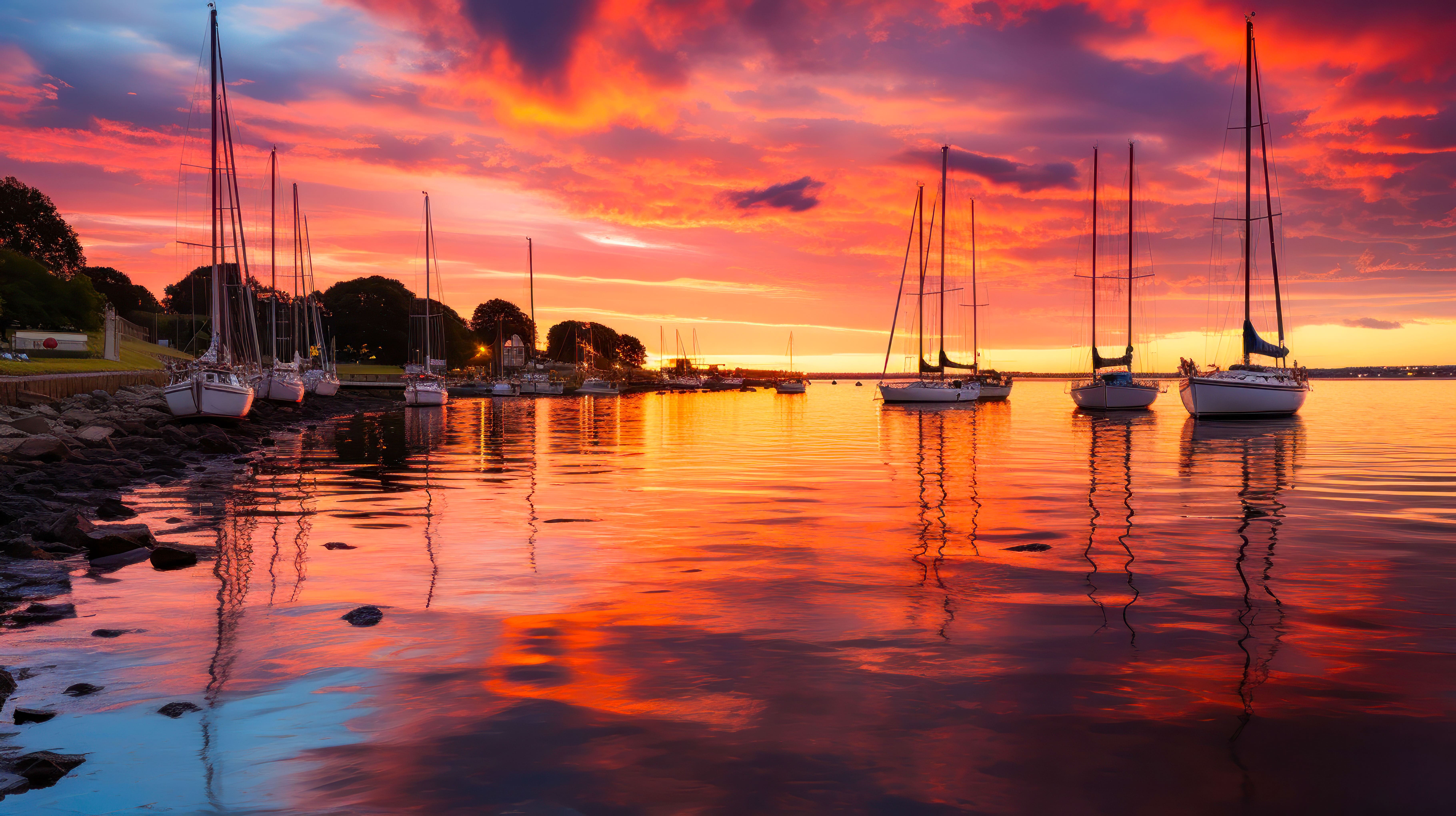 Hurghada Marina Promenade am Abend